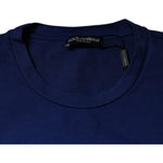 Dolce & Gabbana Dolce & Gabbana Blue Graphic Print Cotton Crew Neck T-shirt TSH87517-48 1728,67345645728,Blue,Clothing,Dolce & Gabbana,IT48 | M,IT52 | XL,Material: 100% Cotton,Men,Men - Clothing,New with tags,T-Shirts - Men - Clothing