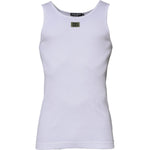 Dolce & Gabbana Dolce & Gabbana White Cotton Round Neck Sleeveless T-shirt TSH87519-48 1728,67345645728,Clothing,Dolce & Gabbana,IT48 | M,Material: 100% Cotton,Men,Men - Clothing,New with tags,T-Shirts - Men - Clothing,White