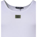 Dolce & Gabbana Dolce & Gabbana White Cotton Round Neck Sleeveless T-shirt TSH87519-48 1728,67345645728,Clothing,Dolce & Gabbana,IT48 | M,Material: 100% Cotton,Men,Men - Clothing,New with tags,T-Shirts - Men - Clothing,White