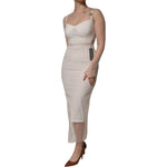 Dolce & Gabbana Dolce & Gabbana White Sheer Tulle Bustier Bodycon Midi Dress DR281231-40 1728,67345645728,Clothing,Dolce & Gabbana,Dresses - Women - Clothing,IT40|S,Material: 90% Nylon 10% Polyester,New with tags,White,Women,Women - Clothing