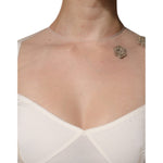 Dolce & Gabbana Dolce & Gabbana White Sheer Tulle Bustier Bodycon Midi Dress DR281231-40 1728,67345645728,Clothing,Dolce & Gabbana,Dresses - Women - Clothing,IT40|S,Material: 90% Nylon 10% Polyester,New with tags,White,Women,Women - Clothing