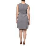 Emporio Armani Emporio Armani Gray Round Neck Sleeveless A-line Mini Dress DR281345-40 1728,67345645728,Clothing,Dresses - Women - Clothing,Emporio Armani,Gray,IT40|S,Material: 70% Acetate 30% Viscose,Preowned / Defect,Women,Women - Clothing