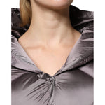 Scervino Street Scervino Street Violet Puffer Quilted Hooded Women Coat Jacket JKT4198-44 1728,67345645728,Clothing,IT44 | L,Jackets & Coats - Women - Clothing,Material: Polyester,Preowned / Defect,Scervino Street,Violet,Women,Women - Clothing