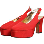 Dolce & Gabbana Dolce & Gabbana Red Platform Slingback Heels Sandals Shoes LA12219-39.5 1728,67345645728,Dolce & Gabbana,EU39.5/US9,Material: Leather,Preowned / Defect,Red,Sandals - Women - Shoes,Shoes,Women,Women - Shoes