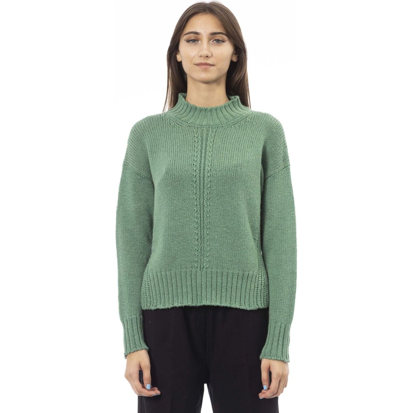 Alpha Studio Sweaters Sweaters Alpha Studio Slate Gray