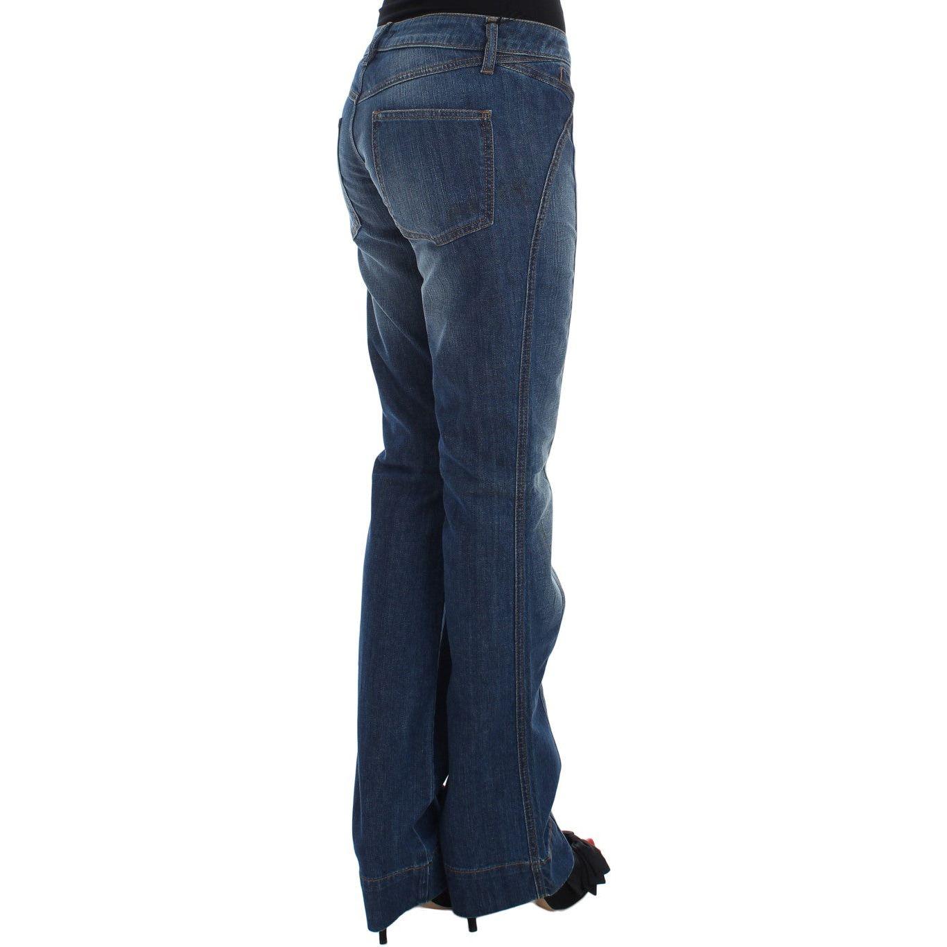 Cavalli Chic Boot Cut Blue Wash Denim Cavalli Dark Slate Gray