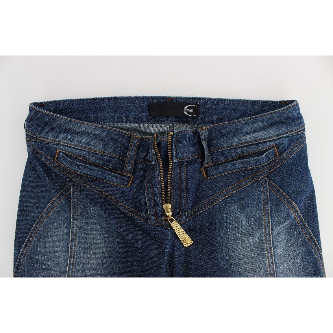 Cavalli Chic Boot Cut Blue Wash Denim Cavalli Light Gray