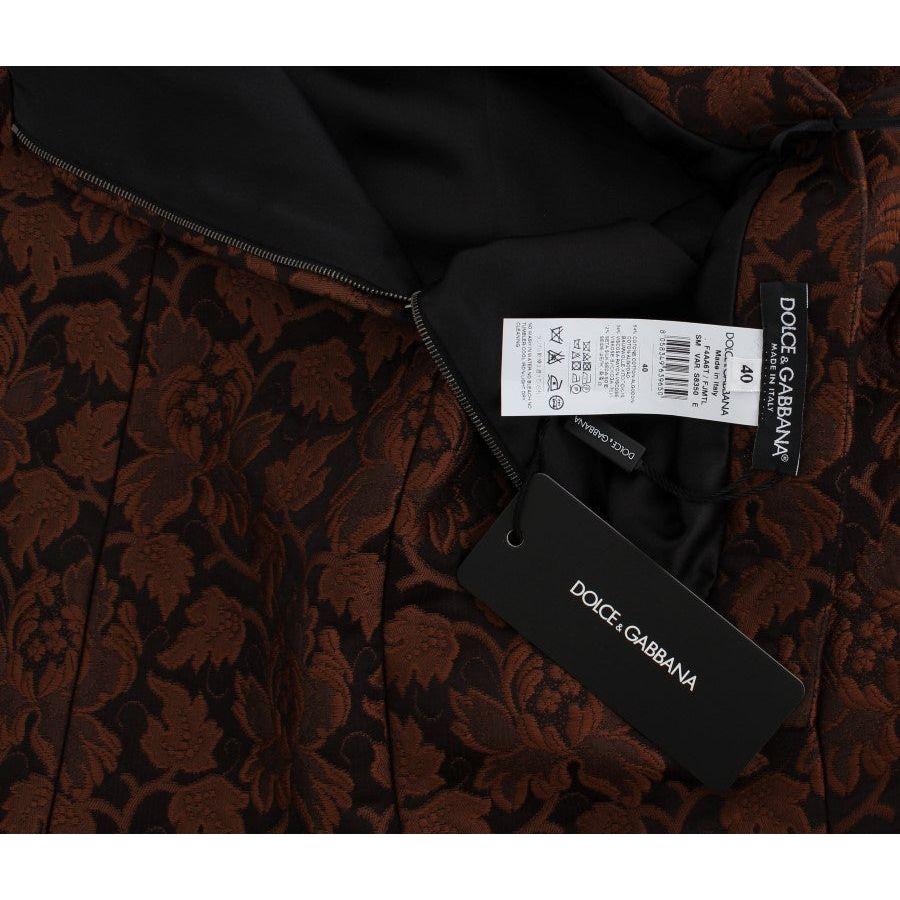 Dolce & Gabbana Elegant Brocade Bubble Skirt Dolce & Gabbana Black