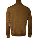 Dolce & Gabbana Brown Cashmere Turtleneck Pullover Sweater