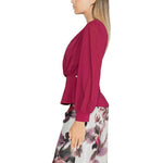 Rinascimento Bordeaux Polyester Shirt