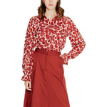 Vero Moda Red Polyester Shirt