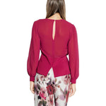 Rinascimento Bordeaux Polyester Shirt