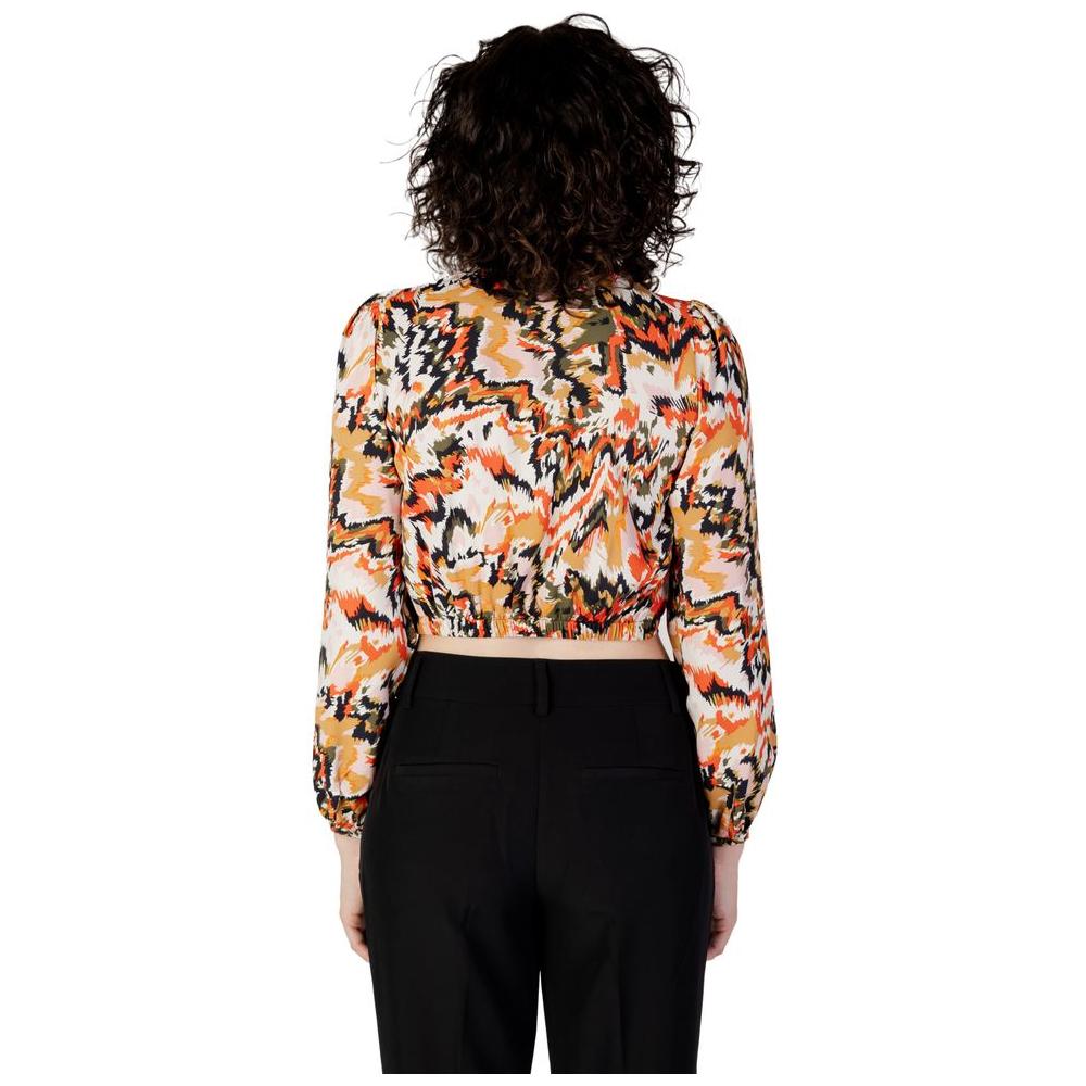 Only Orange Polyester Shirt