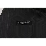 Dolce & Gabbana Gray Wool Stretch Gilet Waistcoat Vest SIG60334-52