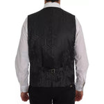 Dolce & Gabbana Gray Wool Stretch Gilet Waistcoat Vest SIG60334-52