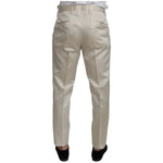 Dolce & Gabbana Beige Wool Crème 3 Piece SICILIA Shawl Suit