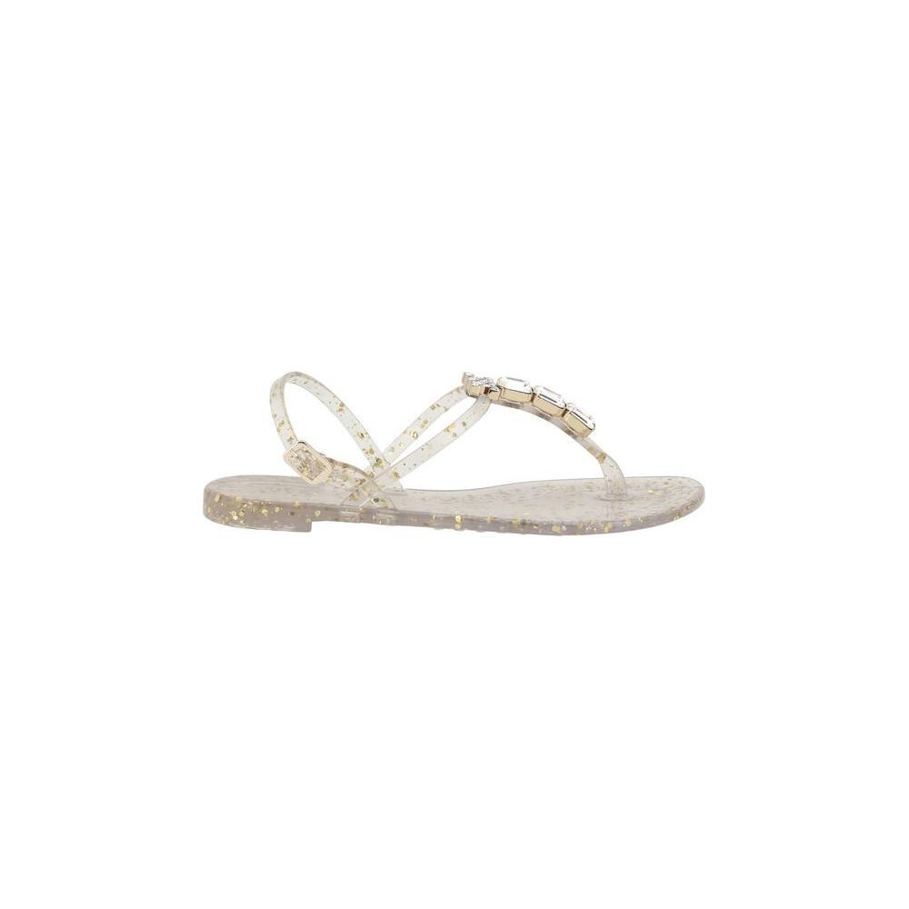 Casadei Swarovski Jelly Sandals