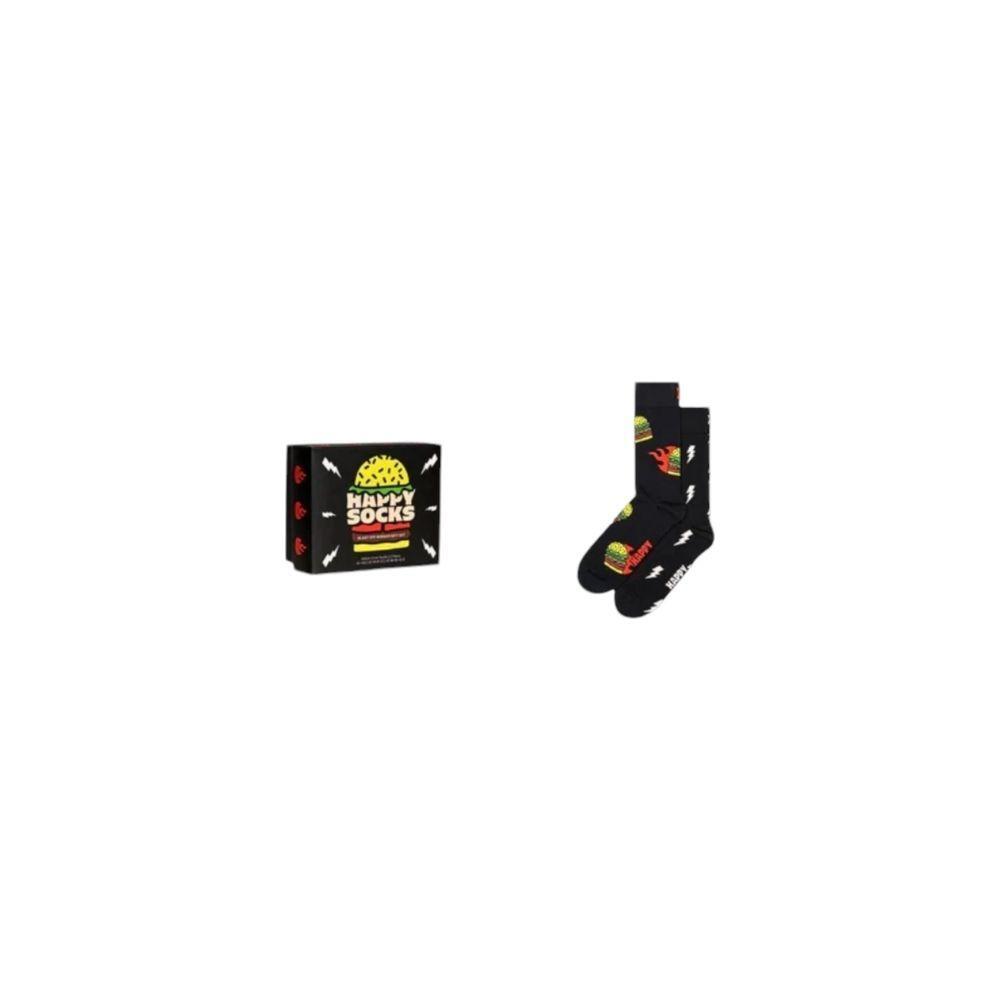 Happy Socks Happy Socks Black Cotton Sock HA-15713900009-41-46 1728,41-46,71956299936,Accessories,Black,Happy Socks,Men,Men - Accessories,New with tags,Socks - Men - Accessories
