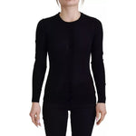 Dolce & Gabbana Black Crewneck Long Sleeves Pullover Sweater