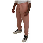 Dolce & Gabbana Pink Polyester Sweatpants Jogger Pants