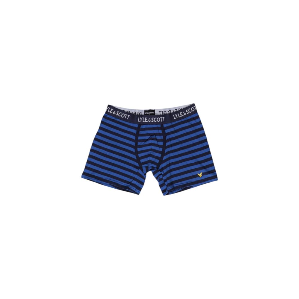Lyle & Scott Blue Cotton Boxer