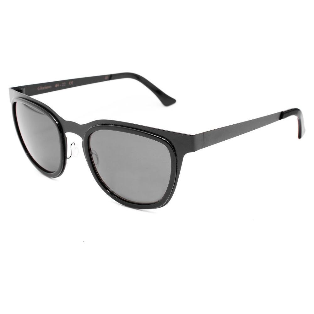LGR Black Stainless Steel Sunglasses
