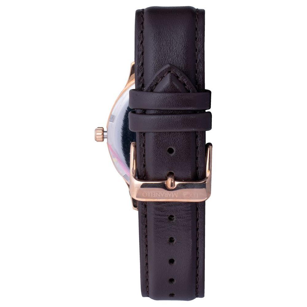 Luca Maranello Brown Leather Watch