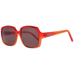 More & More Red Plastic Sunglasses M&MM5436057700AC