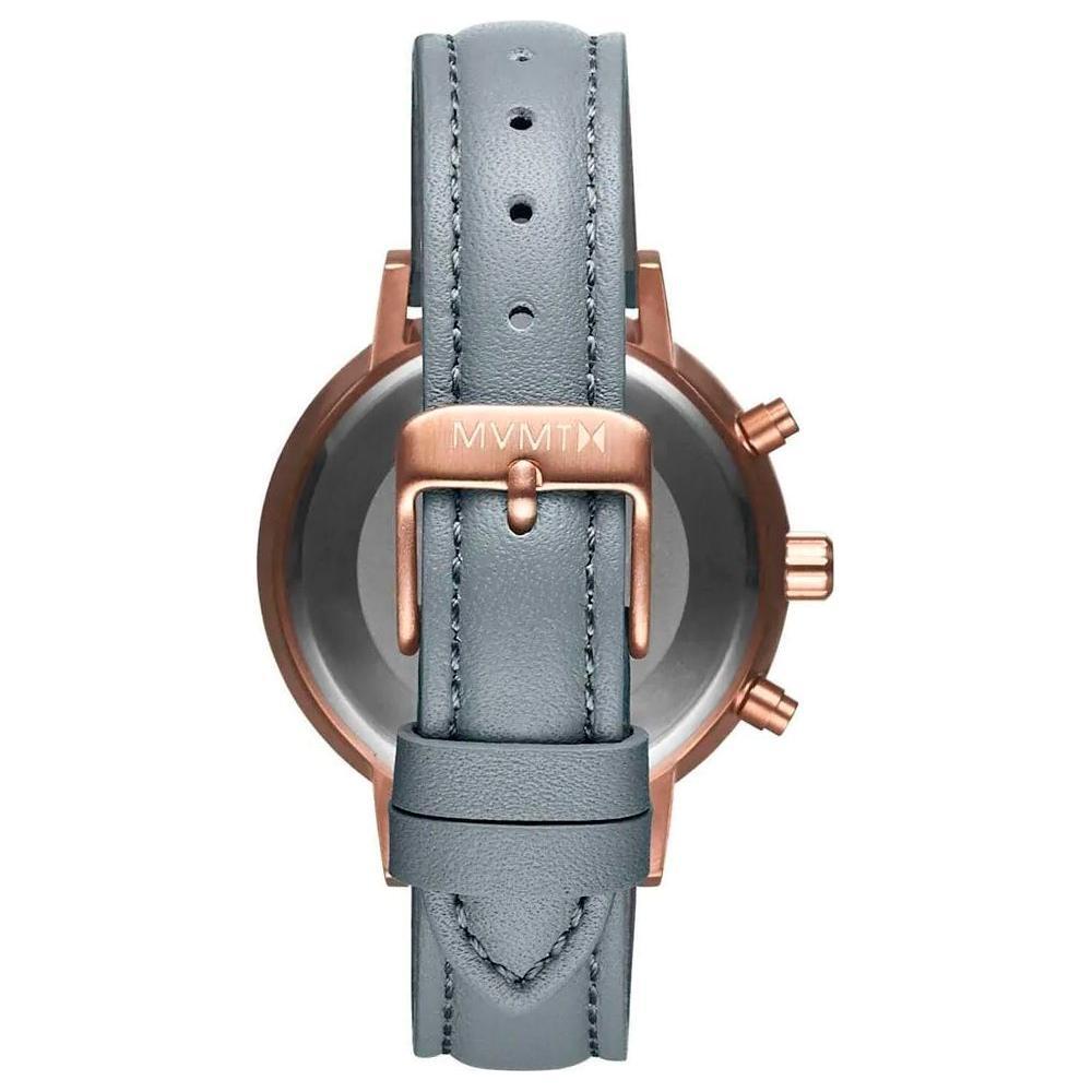 MVMT Gray Leather Watch