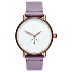 MVMT Purple Leather Watch