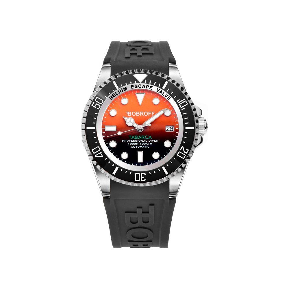 Bobroff Black Rubber Watch BOBF0004BFSTNAC