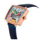 Bobroff Black Leather Watch