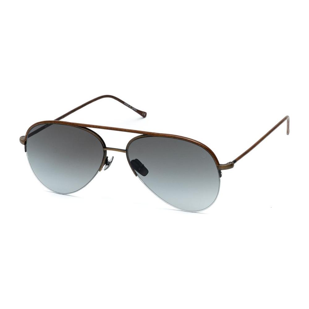 Belstaff Brown Stainless Steel Sunglasses Belstaff Light Slate Gray