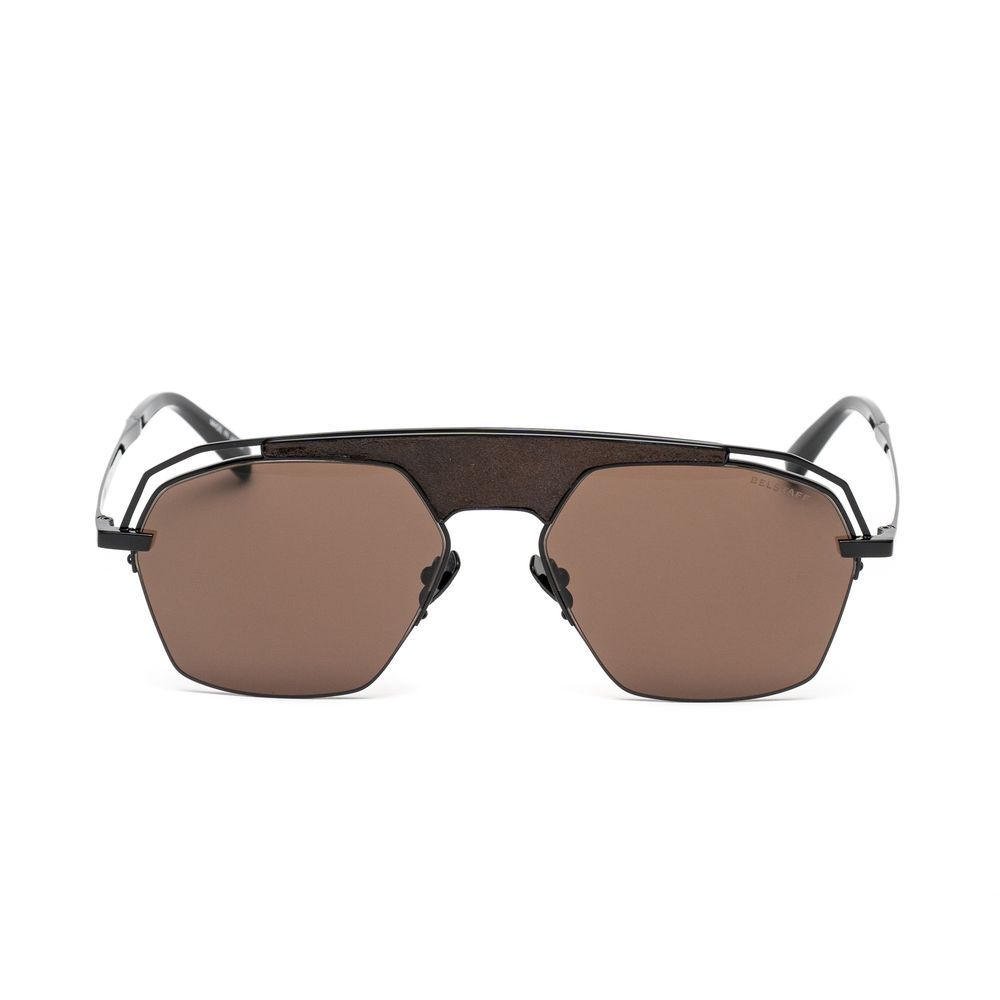 Belstaff Brown Titanium Sunglasses BEMAXFORDNEGROWAC
