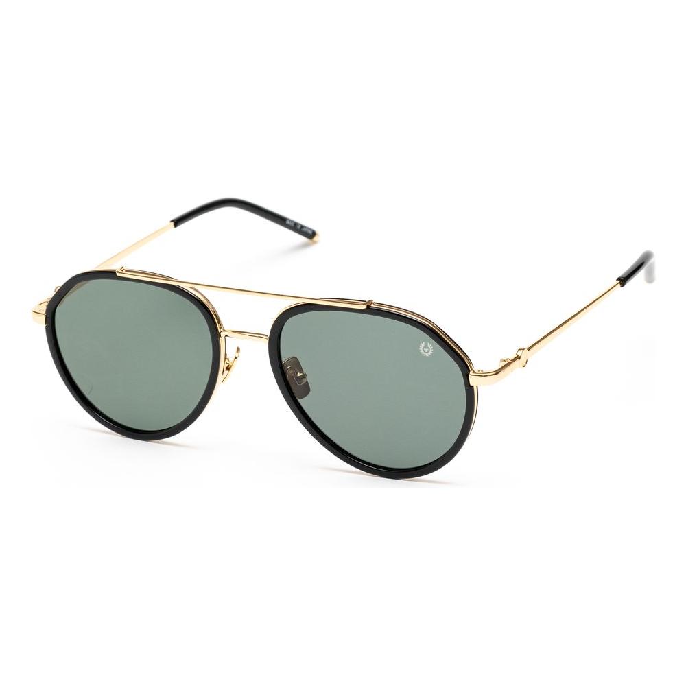 Belstaff Gold Stainless Steel Sunglasses Belstaff Light Slate Gray