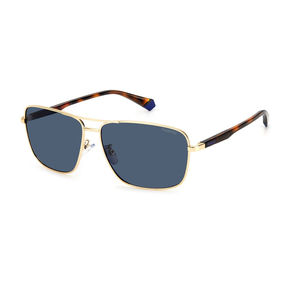 Polaroid Gold Metal Sunglasses Polaroid Dim Gray