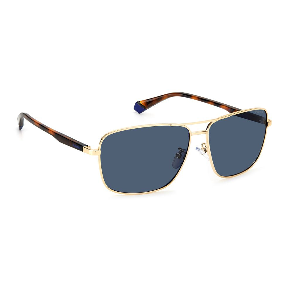 Polaroid Gold Metal Sunglasses Polaroid Dim Gray