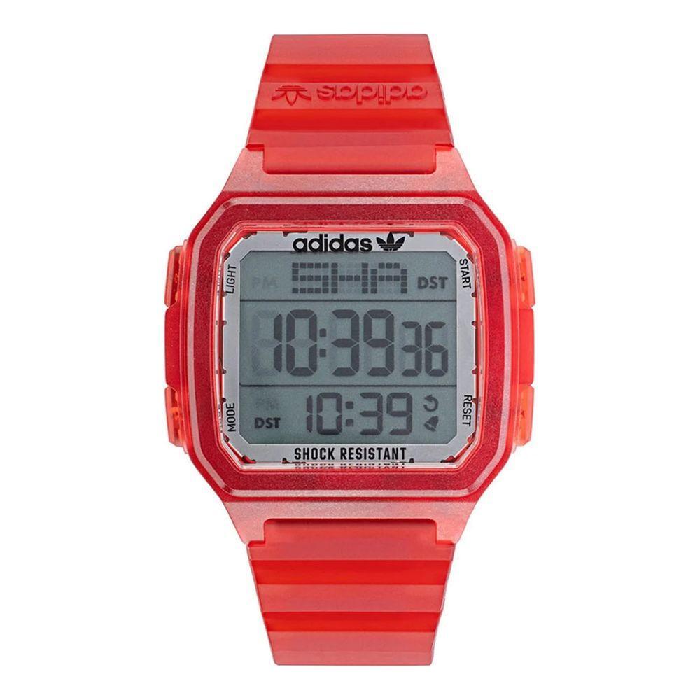 Adidas Red Resin Watch