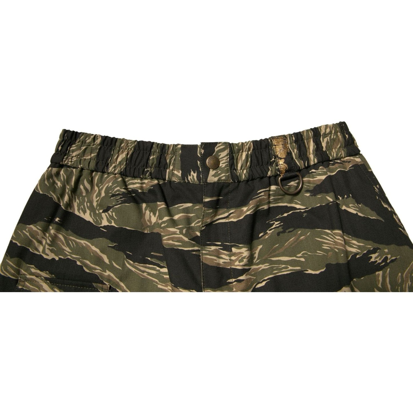Dolce & Gabbana Black Gold Patterned Cotton Bermuda Shorts