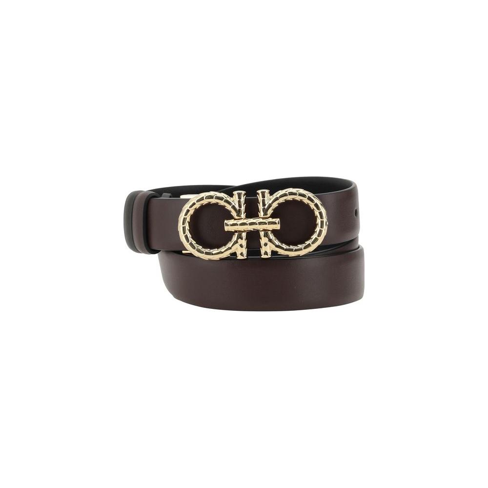 Ferragamo Reversible Belt Ferragamo Dark Slate Gray