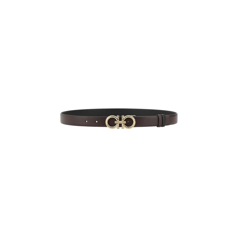 Ferragamo Reversible Belt Ferragamo Dark Slate Gray