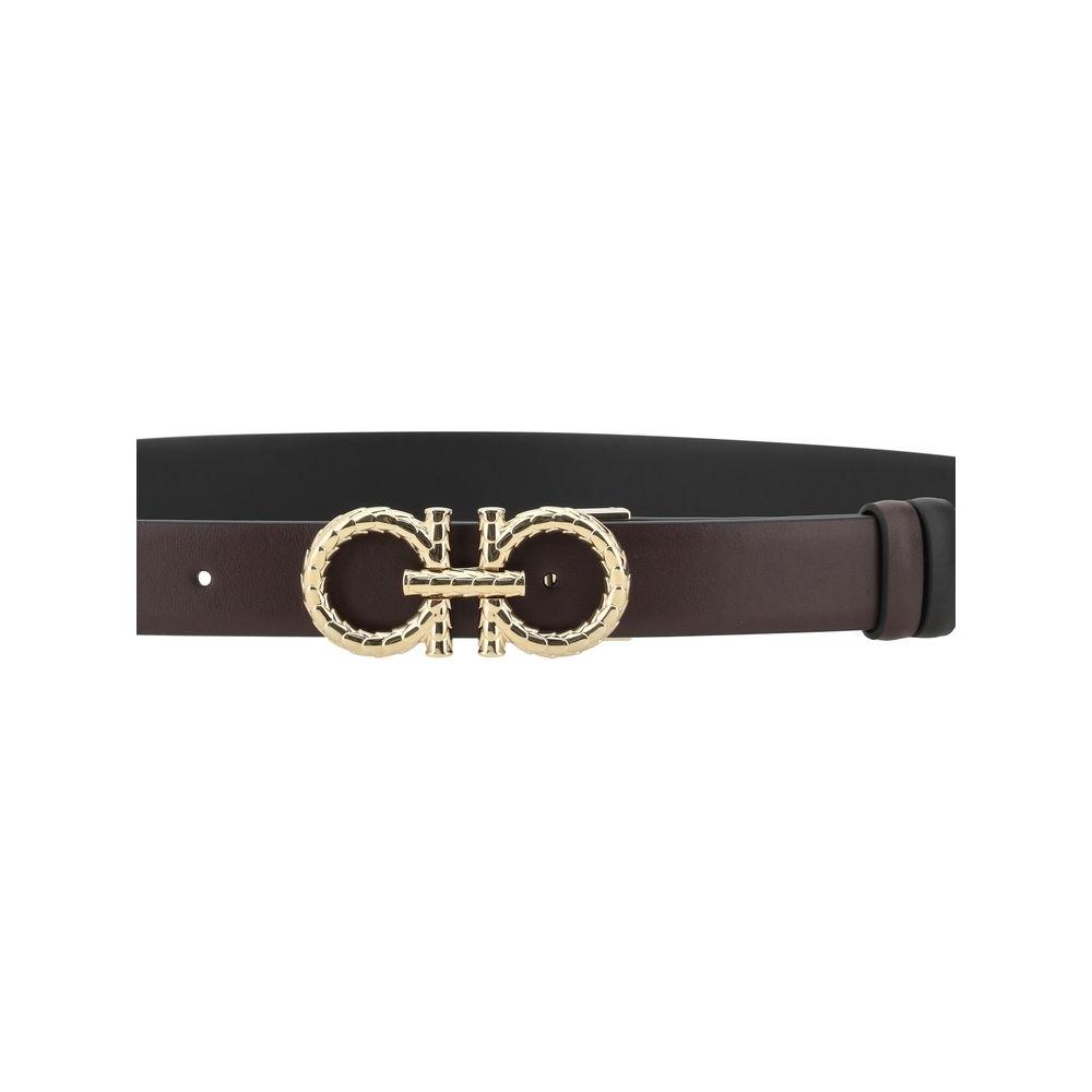 Ferragamo Reversible Belt Ferragamo Dark Slate Gray
