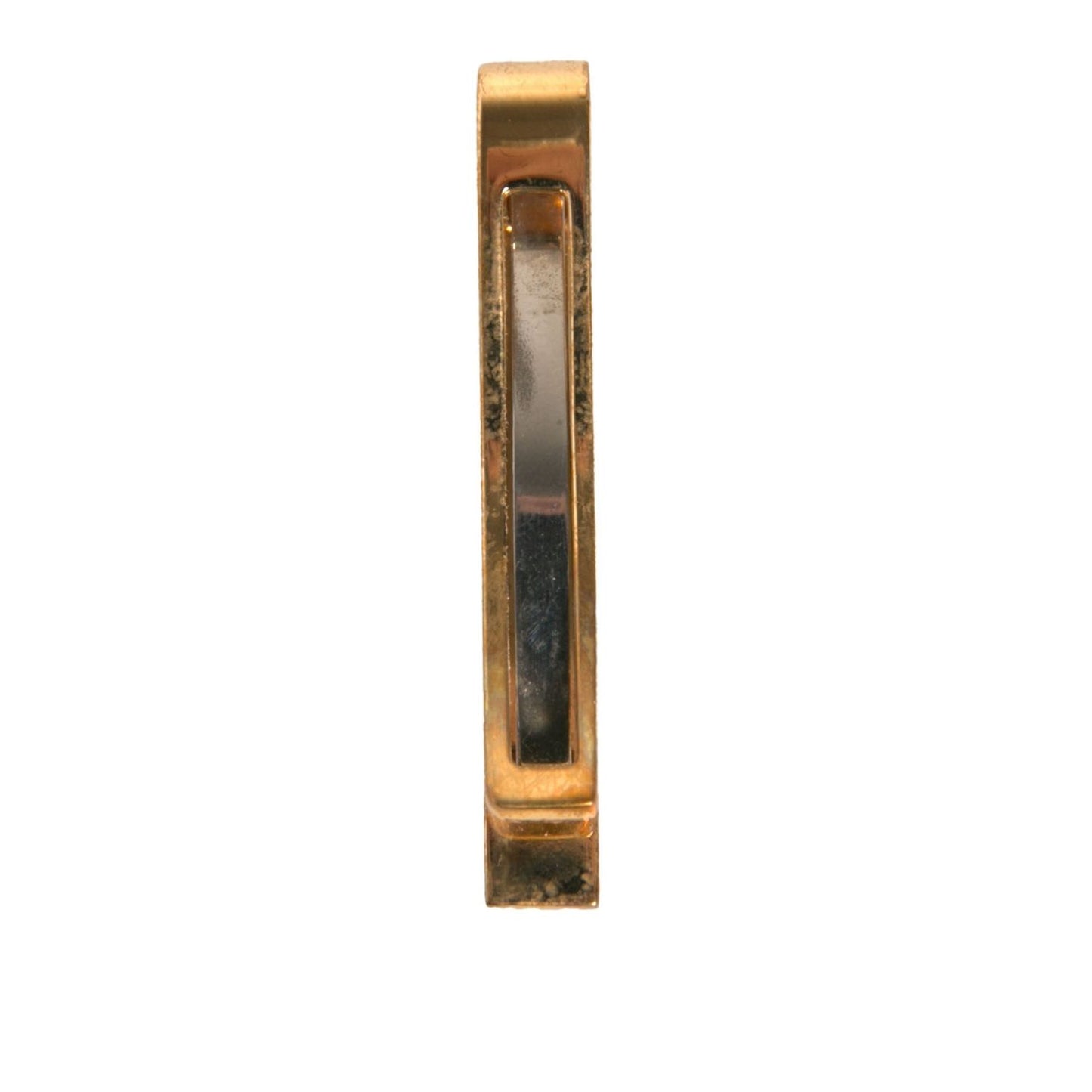 Dolce & Gabbana Gold Tone Brass Logo Branded Tie Clip Bar SMY10582