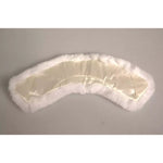 Dolce & Gabbana White Fur Shoulder Collar Wrap Shawl Scarf MS7106