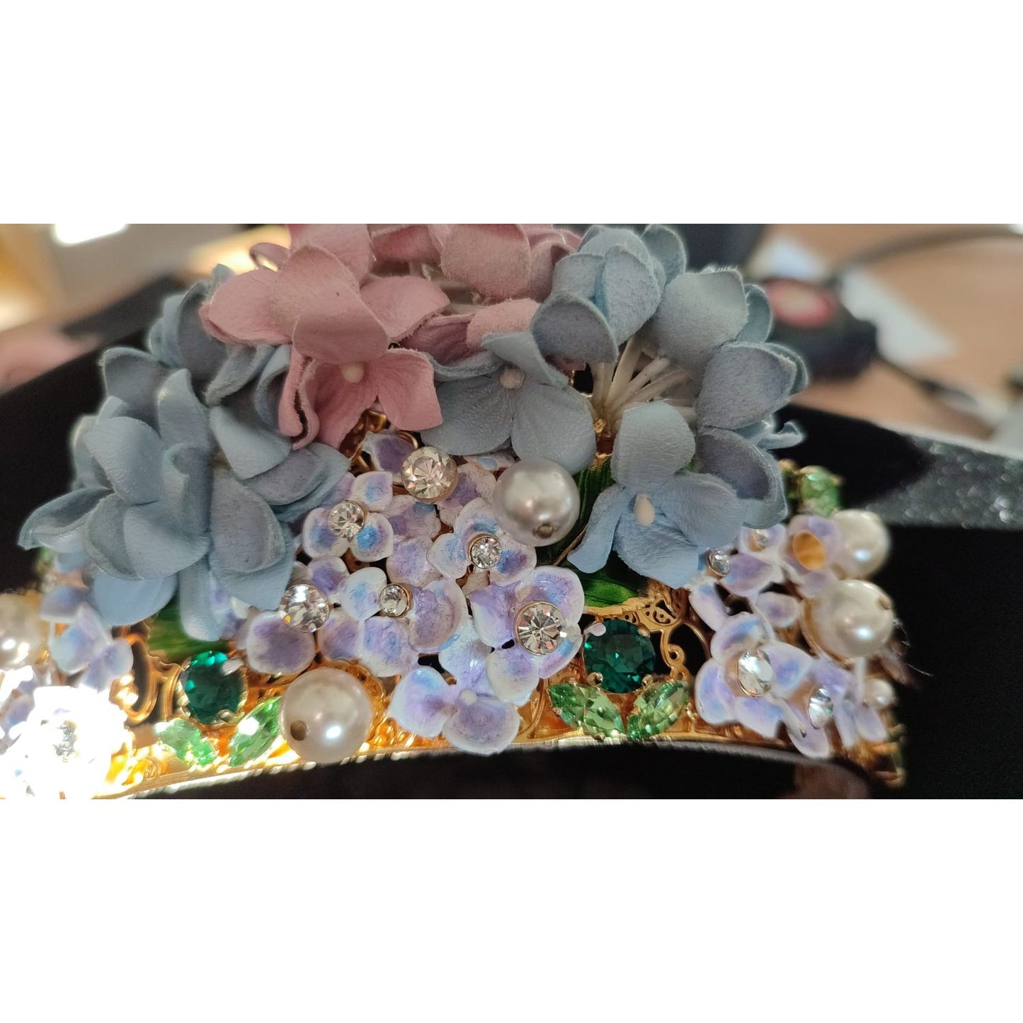 Dolce & Gabbana Exquisite Crystal Diadem Tiara Dolce & Gabbana Dim Gray