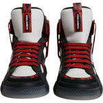 Dolce & Gabbana Multicolor Leather High Top Sneakers Shoes