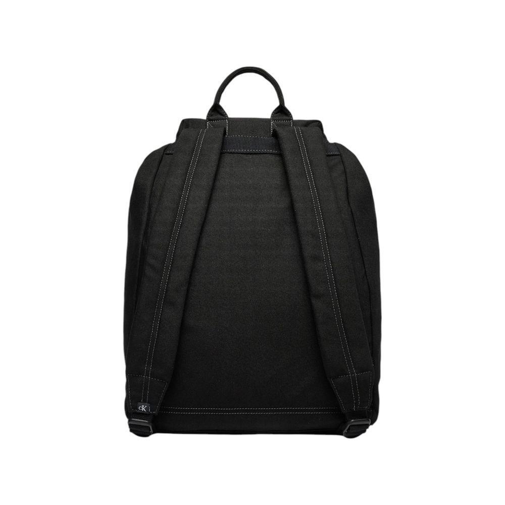 Calvin Klein Jeans Black Recycled Polyester Backpack CAKLJE-16492000009