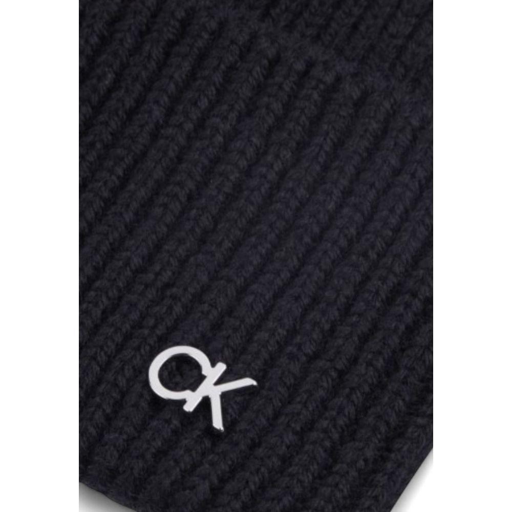 Calvin Klein Calvin Klein Black Wool Hat CA-16493700009-ONE SIZE 1728,71956299936,Accessories,Black,Calvin Klein,Hats - Women - Accessories,New with tags,One Size,Women,Women - Accessories