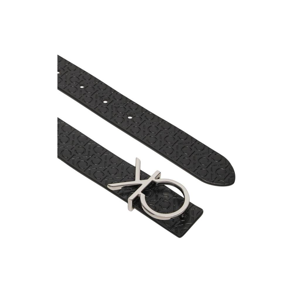 Calvin Klein Black Leather Belt Calvin Klein Dark Slate Gray