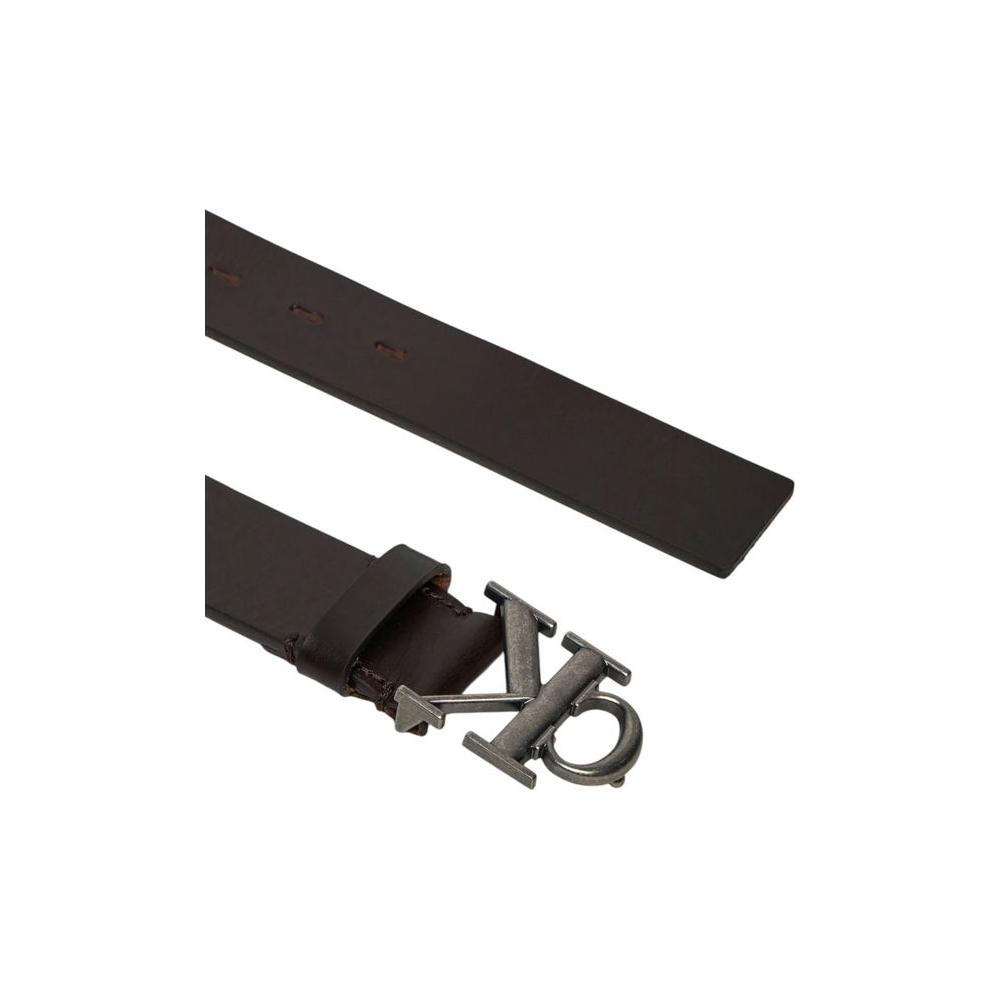 Calvin Klein Jeans Brown Leather Belt